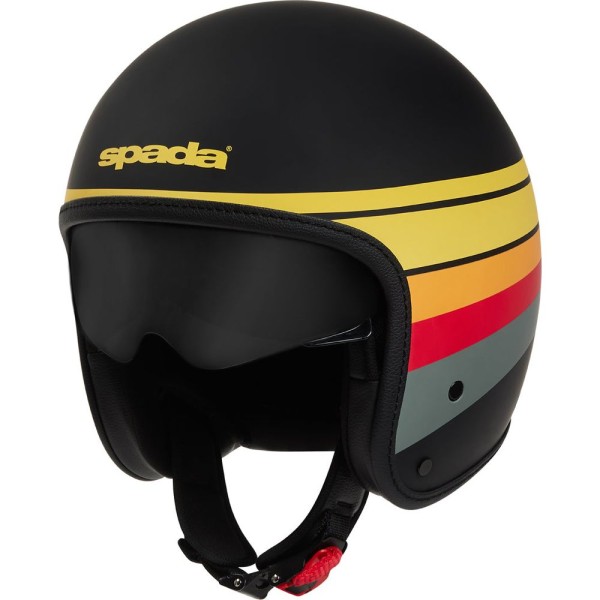 Spada Spada Ace Ranger Open Face Helmet Matt Black/YeL L